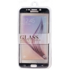 Защитное стекло Glass для Samsung Galaxy S6 Edge+, закругленное, на весь экран, черная окантовка