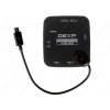 OTG кард-ридер+USB hub DEXP [VCR717] microSD, microSDHC, TF, SD, SDHC, RS-MMC, MS, M2, Черный