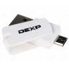 OTG кард-ридер DEXP [OCR004] microSD, microSDHC, TF, Белый