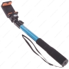Монопод для селфи Aceline ZA-828BSBl для iPhone с блютуз кнопкой и зумом, голубой [0812048]