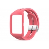 Сменный ремешок для Sony SmartWatch 3 спортивный розовый (силикон)