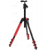 Штатив Manfrotto MKBFRA4R-BH красный (37-144см, 4 секции, нагрузка до 4кг, вес 1.4кг)
