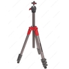 Штатив Manfrotto MKCOMPACTLT-RD красный (39-131см, 4 секции, нагрузка до 1.5кг, вес 0.816кг)
