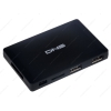 Считыватель DNS/Air Tone AT-CR01 [SD/SDHC/MicroSD/MS/xD/M2] + USB2.0HUB   USB2.0 Black