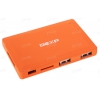 Считыватель Dexp + USB HUB USB2.0 RL-03 (3xUSB2.0, SD/SDHC/MicroSD/MS/xD/M2) Orange