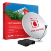 Комплект спутникового ТВ МТС №21 [DVB-S2 EKT DSD 4404, антенна 60см, конвертер, кабель, смарт-карта CAS Irdero, 1 год]