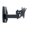 Кронштейн для ТВ Holder LCDS-5004M [10"-26"; Наклон 15°; Поворот 270°; До 25 кг; 80 мм от стены; Металлик]