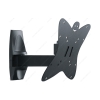 Кронштейн для ТВ Holder LCDS-5037 [20"-37"; Наклон 15°; Поворот 270°; До 30 кг; 95 мм от стены; Металлик]