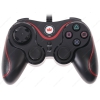 Геймпад проводной Crown CMG-706 [для PS3, USB, цвет черный-красный]
