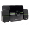 Колонки 2.1 Dialog Progressive AP-203 BLACK [сателлиты 10 Вт х 2, сабвуфер 18 Вт, FM, USB+SD]