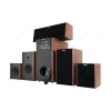 Колонки 5.1 SVEN IHOO T100U [колонки 5 х 20Вт, сабвуфер 50Вт, дерево, дисплей, FM-тюнер, USB/SD, ПДУ, цвет черный]