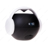 Колонка портативная KREZ AB-111 Black [2 x 1,5 Вт, стерео, Bluetooth, AUX, время работы - 5 ч, черный]