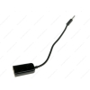 Переходник 3.5 Jack (M) - 2x3.5 Jack (F), Cason, стерео, 0,13м, черный
