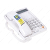 Телефон Panasonic KX-TS2368RUW [Спик-фон, Авт.дозв, ЖК,Отобр. даты/врем, Тел. кн. 30 ном.]