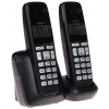 Радиотелефон Gigaset A220A DUO [DECT, GAP, ЖК, АОН, Caller ID, автоотв, черный ]