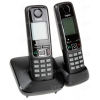 Радиотелефон Gigaset A420 DUO Black [DECT, ЖК, АОН, черный, две трубки, черный]