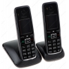 Радиотелефон Gigaset C530 DUO [DECT, GAP, ЖК, АОН, Caller ID, спикерфон, черный, 2 трубки]