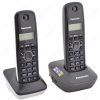 Радиотелефон Panasonic KX-TG1612RU1 [DECT, 2 трубки, ЖК , АОН, Caller ID, тел. справ. на 50 зап., сер./бел]