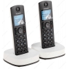 Радиотелефон Panasonic KX-TGC312RU2 [DECT, 2 трубки, GAP, ЖК, АОН, Caller ID, блок.вызовов, радионяня, черно-белый]