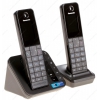 Радиотелефон Panasonic KX-TGH222RUB [DECT, GAP, 2 трубки, цв.ЖК, АОН, Caller ID, тел. справ. на 200 зап., черный]