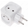 Разветвитель ЭРА  SP-4-W (4 розетки 220V) белый