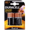 Батарейка "AA" Duracell Basic 1.5V [LR6] 6шт.