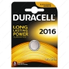 Батарейка "CR2016" Duracell 3.0V 1.6x20x20 [DL2016] 1шт.
