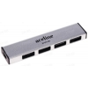 Внешний USB2.0 HUB 4-port Aceline [EA24-05] без блока питания (EU-307), silver