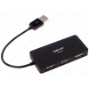 Внешний USB2.0 HUB 4-port DEXP [BT4-08] без блока питания black
