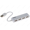 Внешний USB2.0 HUB 4-port GiNZZU [GR-434UW] мини, для ноутбука, без блока питания