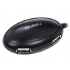 Внешний USB2.0 HUB 4-port "SVEN" [HB–401-BK] black без блока питания
