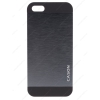 Накладка на корпус Cason для Apple iPhone 5/5S, пластик+металл, темно-серый [IT 912834]