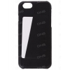 Накладка на корпус MUJJO для Apple iPhone 6/6S, кожа, черный [MUJJO-SL-067-BK]
