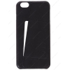 Накладка на корпус MUJJO для Apple iPhone 6/6S Plus, кожа, черный [MUJJO-SL-070-BK]