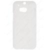 Накладка на корпус Deppa для HTC One (M8), пластик, белый, в комплекте пленка