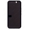 Флип-книжка HTC Dot View для HTC One M9, кожа, серый