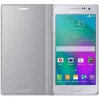 Флип-книжка Samsung Flip Cover для Samsung Galaxy A3, кожа, серебристый [EF-FA300BSEGRU]