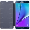 Чехол-книжка Samsung Clear View Cover для Samsung Galaxy Note 5, и/кожа, иссиня-черный
