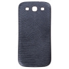 Задняя крышка aM Fashion для Samsung Galaxy S3, и/кожа, серый