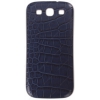 Задняя крышка aM Fashion для Samsung Galaxy S3, и/кожа, темно-синий