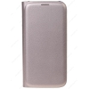 Флип-книжка Samsung Flip Wallet для Samsung Galaxy S6, кожа, золотой [EF-WG920PFEGRU]