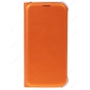 Флип-книжка Samsung Flip Wallet для Samsung Galaxy S6, кожа, оранжевый [EF-WG920POEGRU]