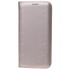 Флип-книжка Samsung Flip Wallet для Samsung Galaxy S6 Edge, кожа, золотой [EF-WG925PFEGRU]