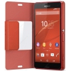 Флип-книжка Sony для Sony Xperia Z3 Compact, кожа, оранжевый [1287-5819]