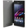 Флип-книжка Muvit для Sony Xperia Z3+, и/кожа, черный [SEEAF0031]