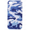 Накладка на корпус Deppa Military Case для Apple iPhone 4/4S, пластик, синий [85001]
