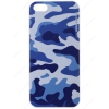 Накладка на корпус Deppa Military Case для Apple iPhone 5/5S, пластик, синий [85005]