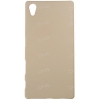 Чехол Air Case и защитная пленка для Sony Xperia Z5, золотой, Deppa
