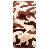 Чехол Military Case и защитная пленка для HTC One, коричневый, Deppa