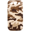 Чехол Military Case и защитная пленка для Samsung Galaxy SIII, коричневый, Deppa